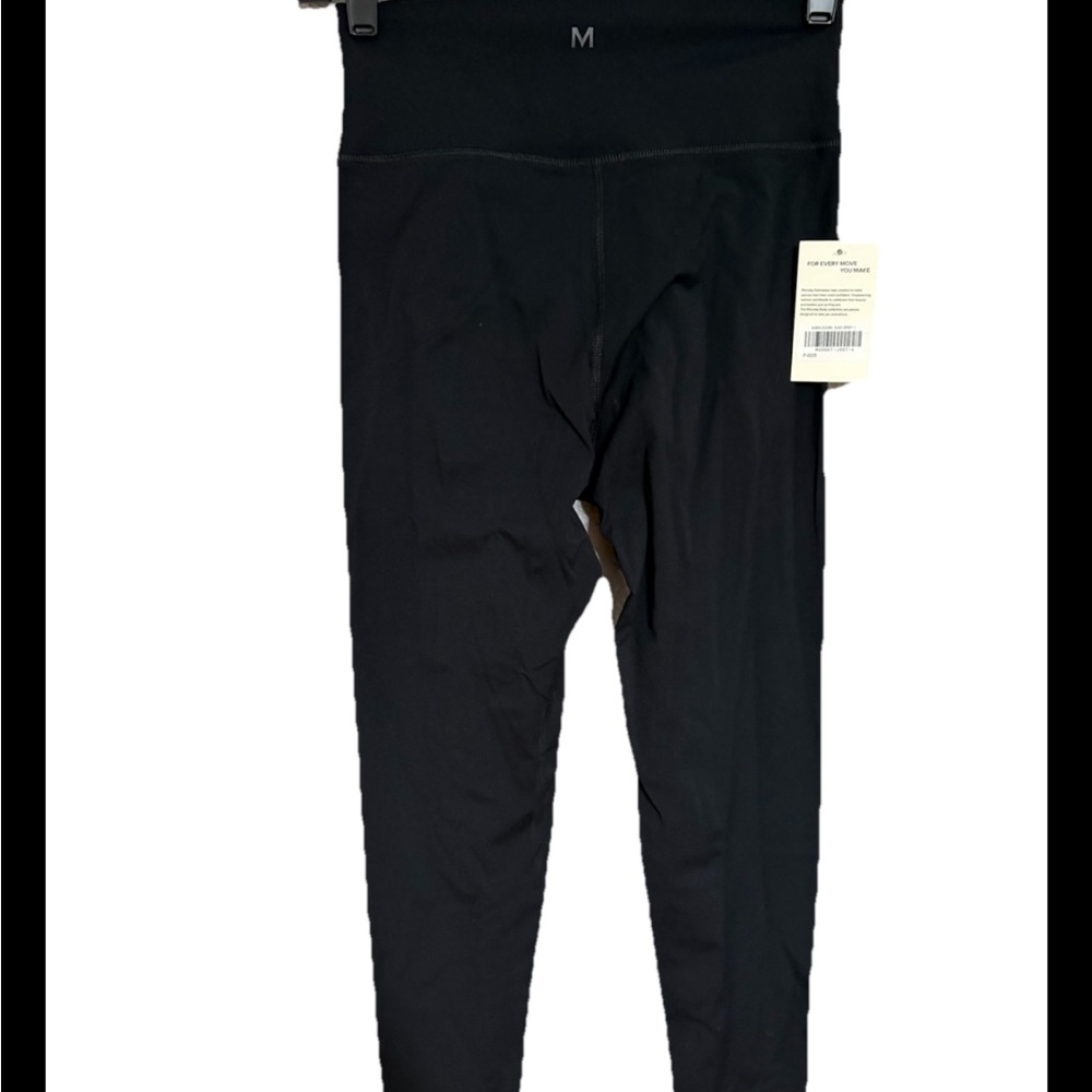 Monday Active Swimwear women’s Large Black Leggings Yoga Walking Hiking Black